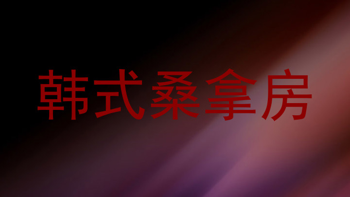 韩式桑拿房