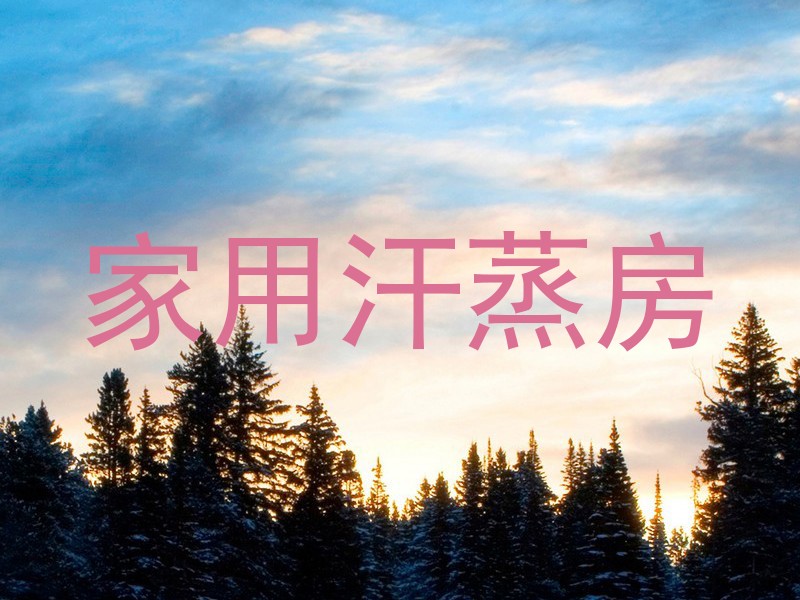 家用汗蒸房