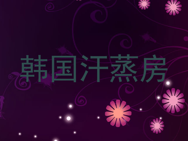 韩国汗蒸房