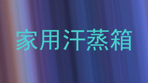 家用汗蒸箱