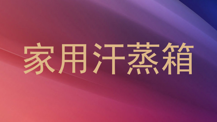 家用汗蒸箱