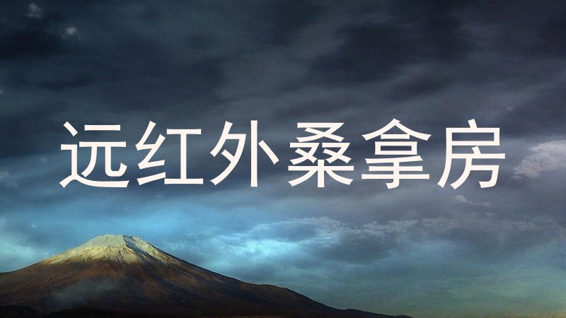 远红外桑拿房
