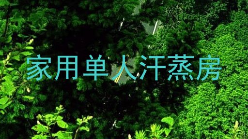 家用单人汗蒸房