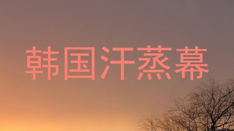 韩国汗蒸幕