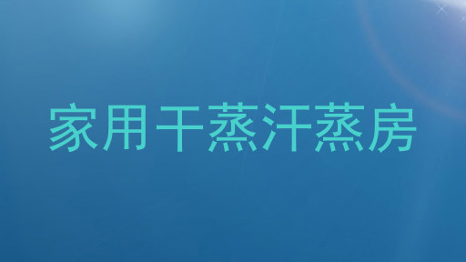家用干蒸汗蒸房
