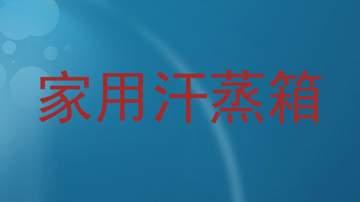 家用汗蒸箱