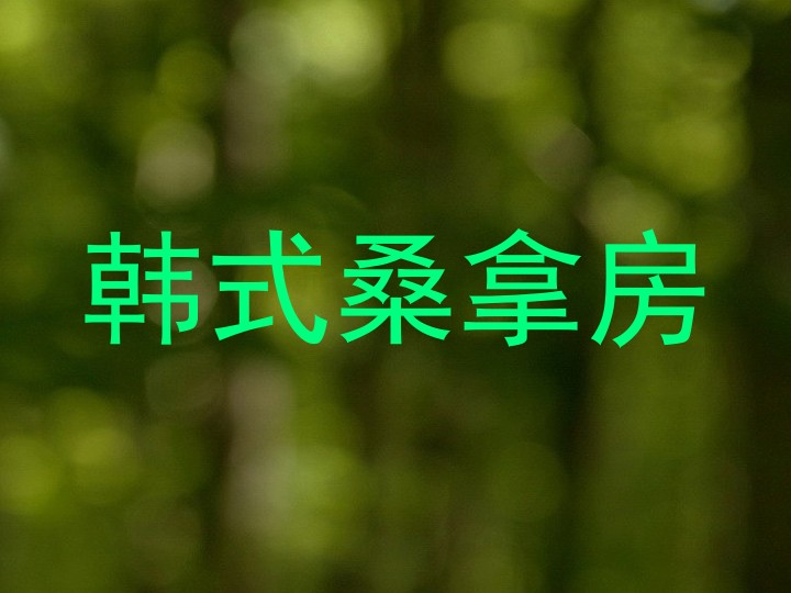 韩式桑拿房