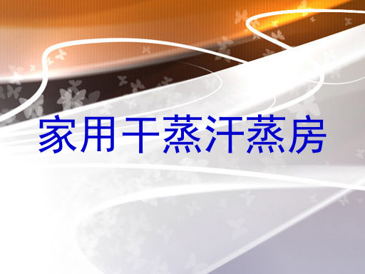 家用干蒸汗蒸房