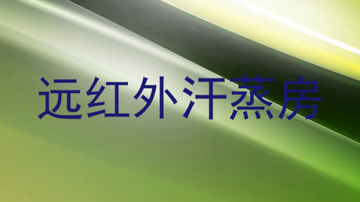 远红外汗蒸房