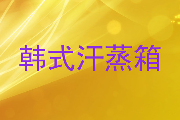 韩式汗蒸箱