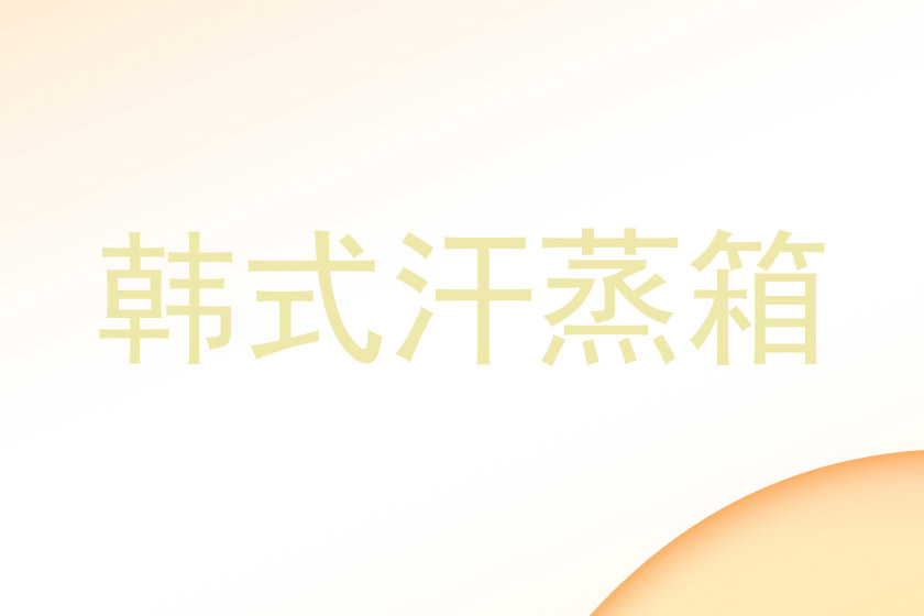 韩式汗蒸箱
