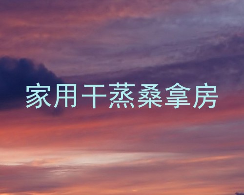 家用干蒸桑拿房