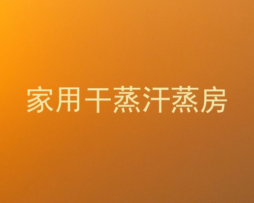 家用干蒸汗蒸房