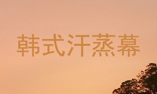 韩式汗蒸幕