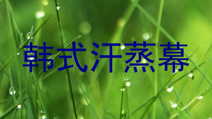 韩式汗蒸幕