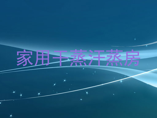 家用干蒸汗蒸房