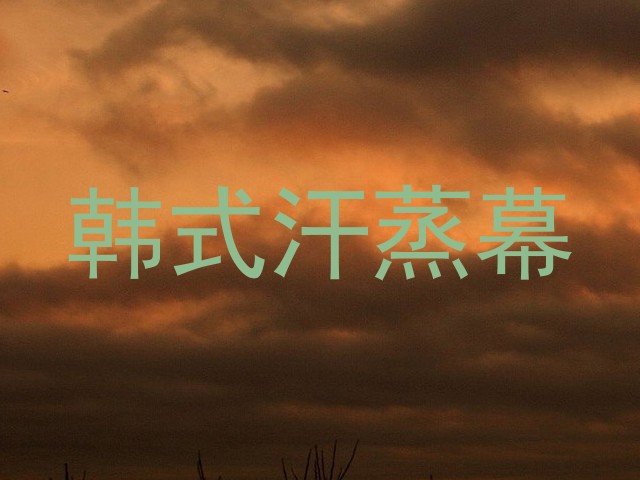 韩式汗蒸幕