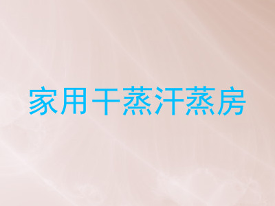 家用干蒸汗蒸房