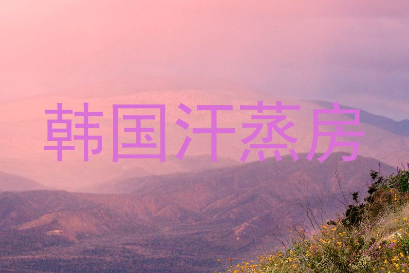 韩国汗蒸房