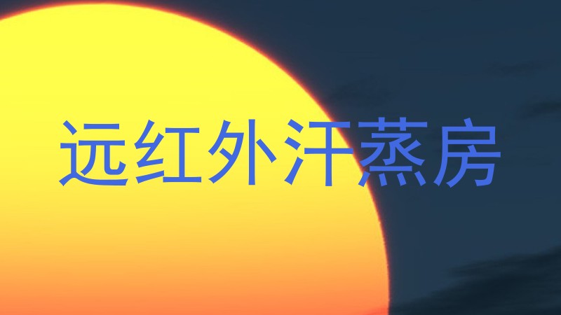 远红外汗蒸房
