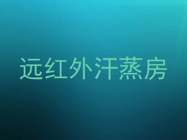 远红外汗蒸房