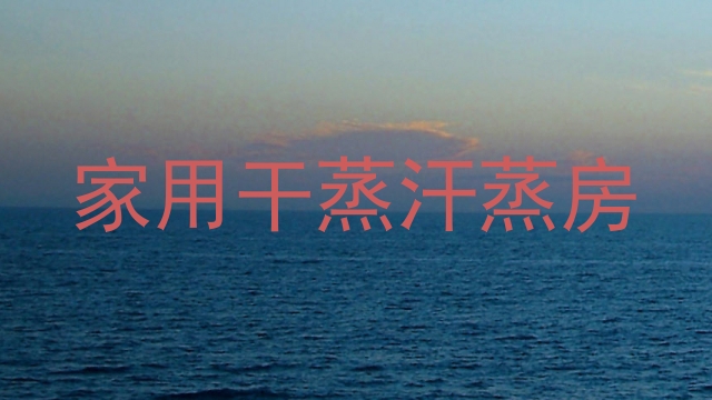 家用干蒸汗蒸房