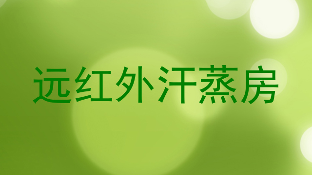 远红外汗蒸房
