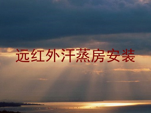 远红外汗蒸房安装