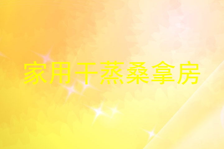 家用干蒸桑拿房