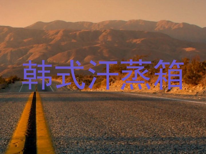 韩式汗蒸箱