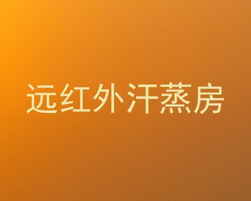 远红外汗蒸房