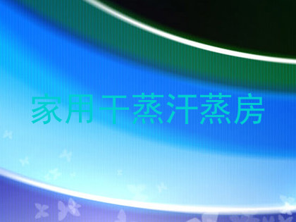 家用干蒸汗蒸房