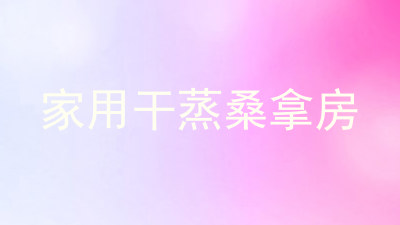 家用干蒸桑拿房