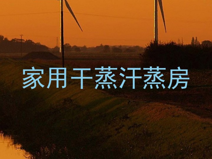家用干蒸汗蒸房