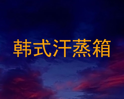 韩式汗蒸箱