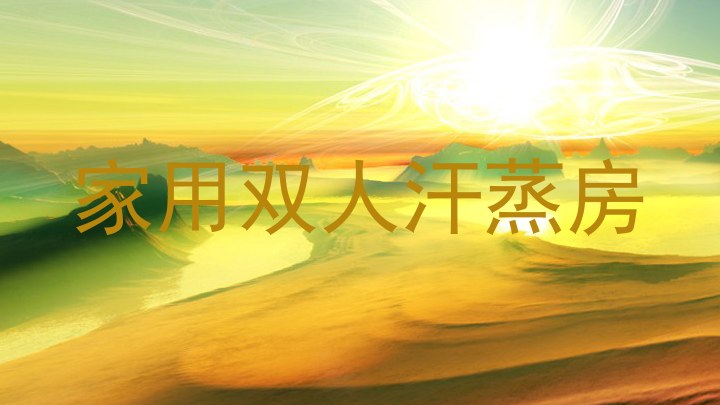 家用双人汗蒸房