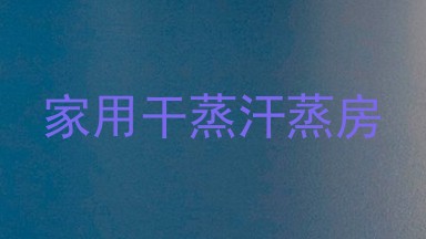 家用干蒸汗蒸房