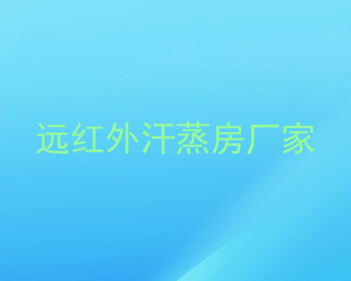 远红外汗蒸房厂家