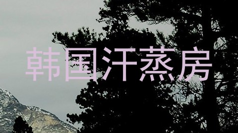 韩国汗蒸房