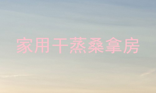 家用干蒸桑拿房