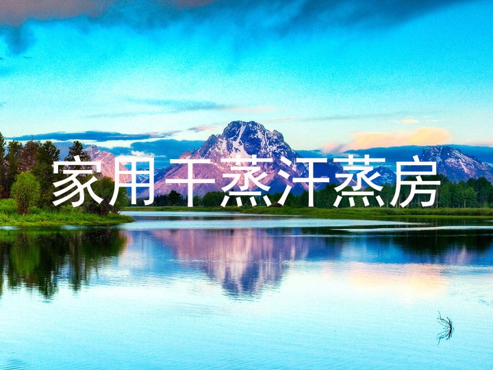 家用干蒸汗蒸房