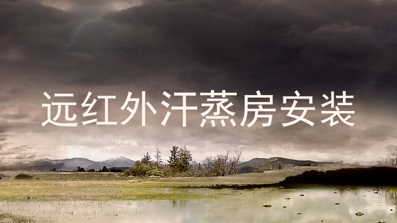 远红外汗蒸房安装
