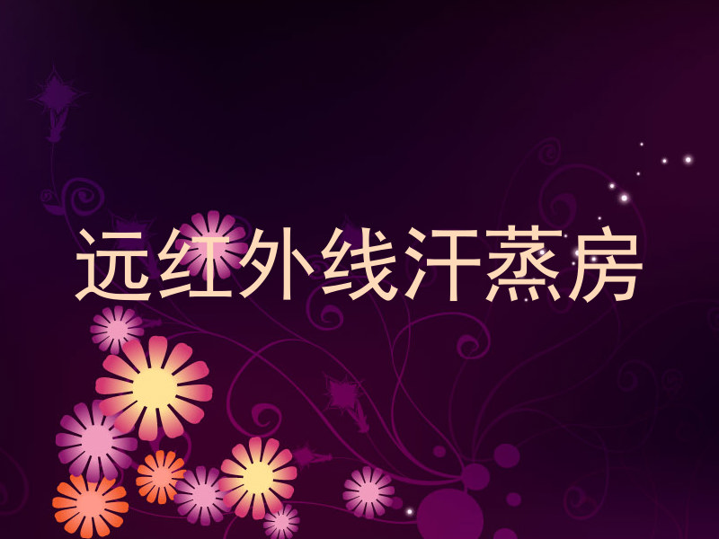 远红外线汗蒸房