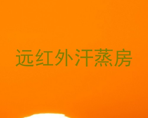 远红外汗蒸房