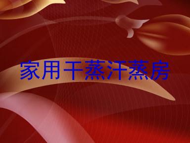 家用干蒸汗蒸房