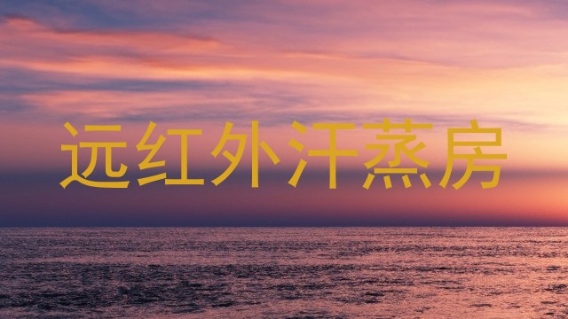 远红外汗蒸房