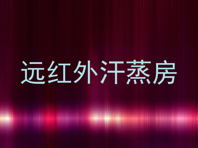远红外汗蒸房