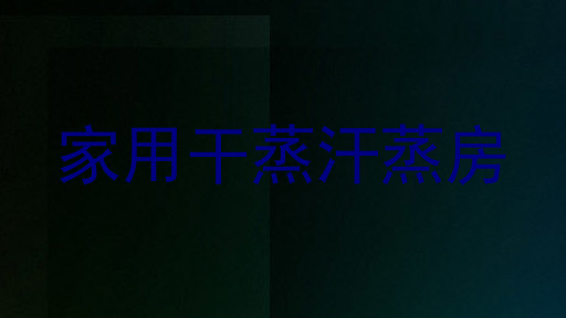 家用干蒸汗蒸房