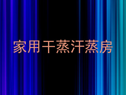 家用干蒸汗蒸房
