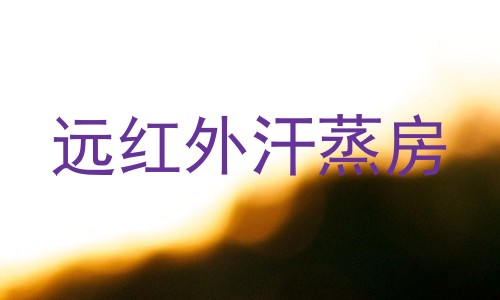 远红外汗蒸房